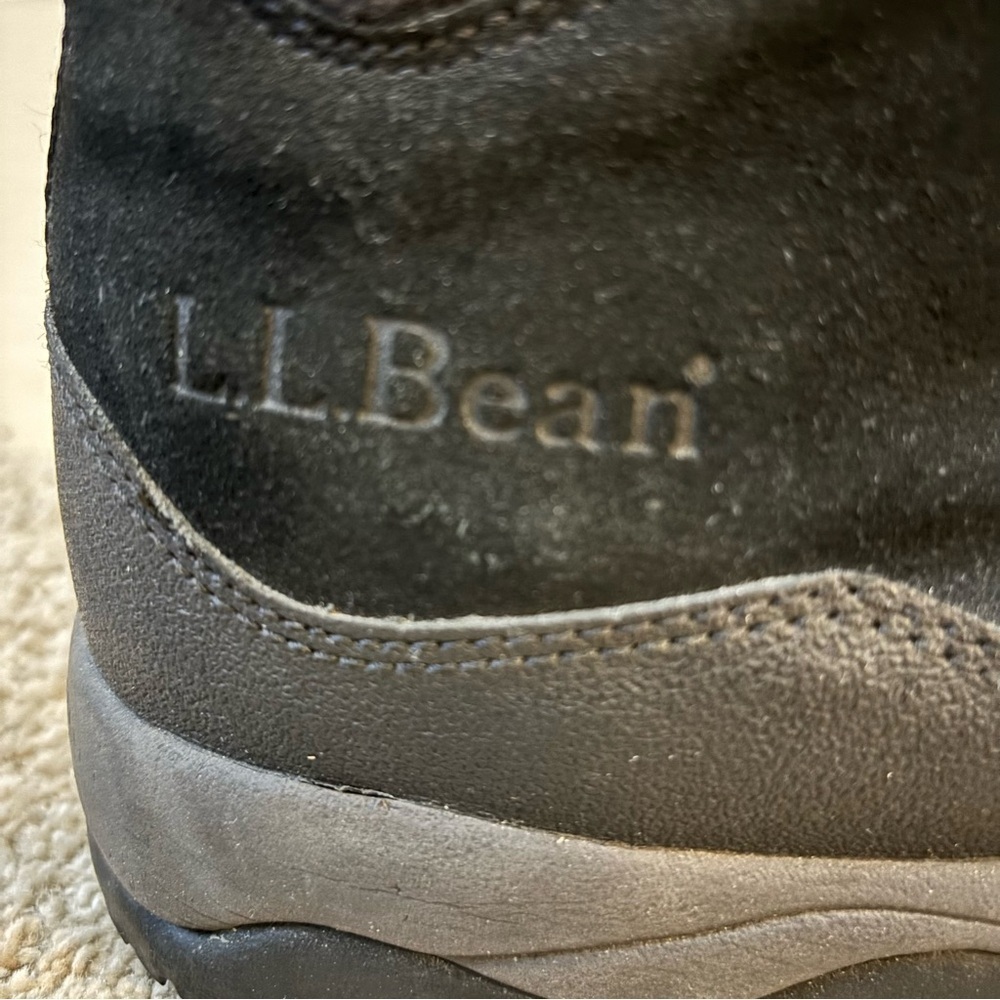 LL Bean Women’s Black Primaloft Boots - size 9 - Picture 2 of 9